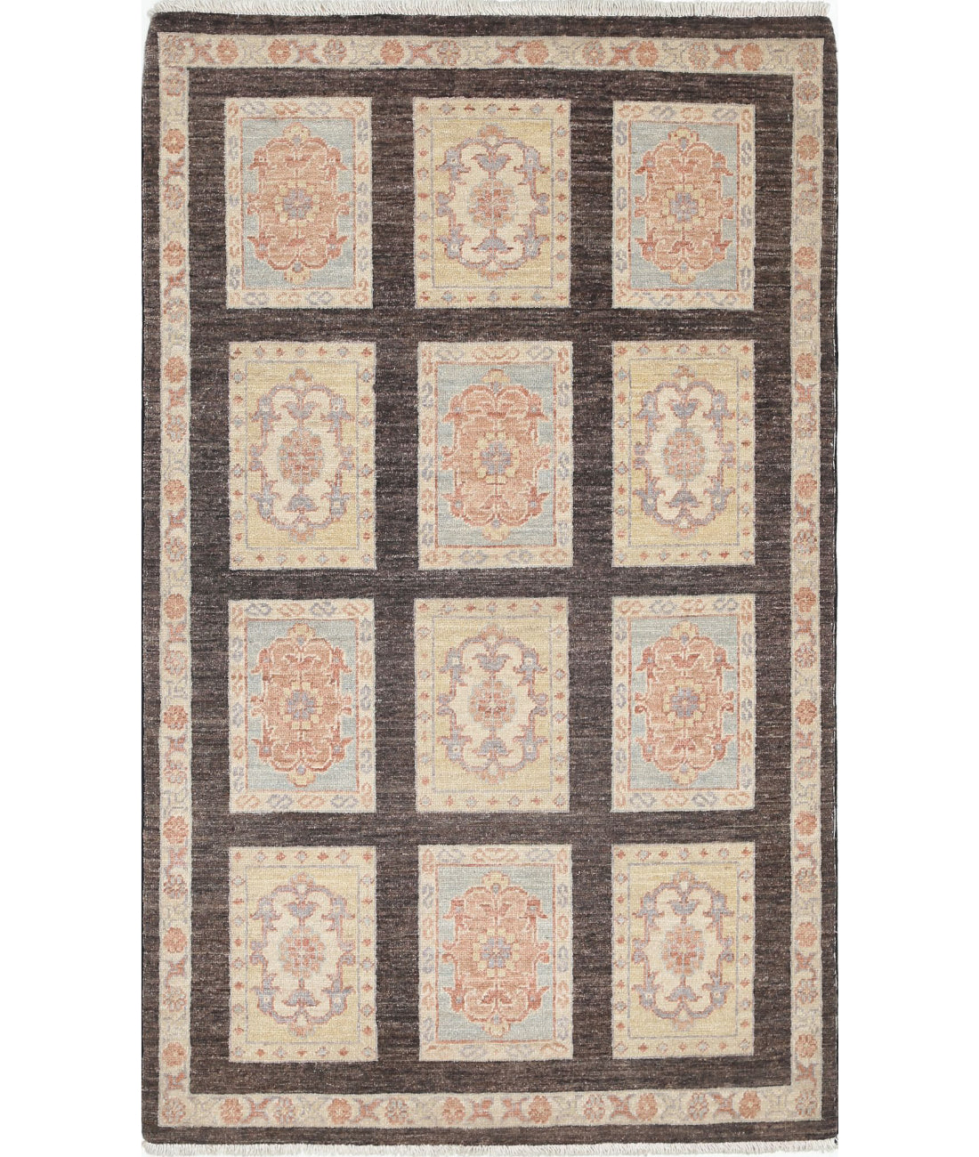 Hand Knotted Bakhtiari Wool Rug - 3'3'' x 5'1''