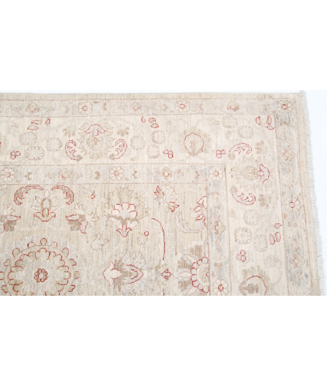 Hand Knotted Bakhtiari Wool Rug - 3'4'' x 4'8'' 3'4'' x 4'8'' (100 X 140) / Red / Blue
