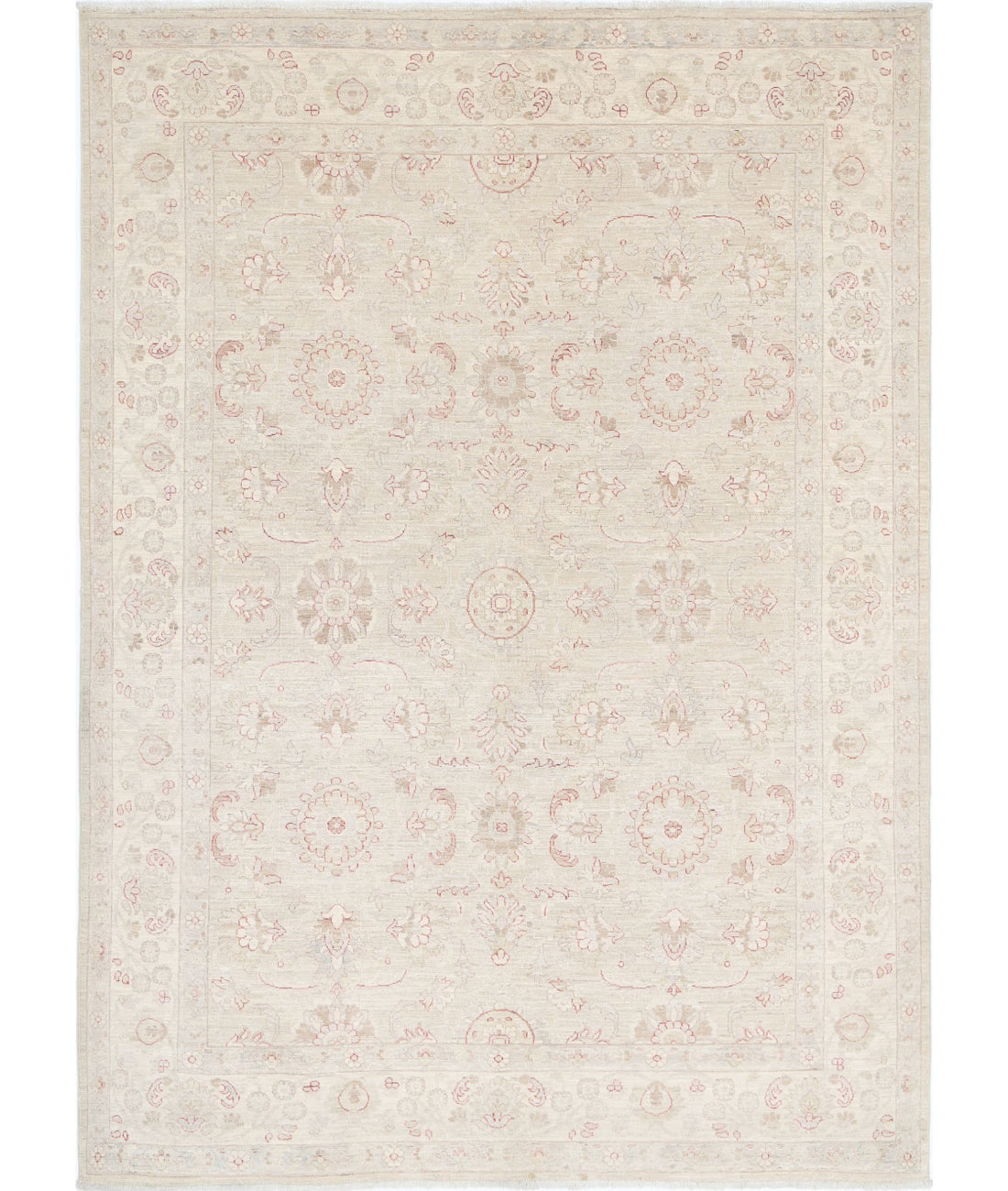 Hand Knotted Bakhtiari Wool Rug - 3&#39;4&#39;&#39; x 4&#39;8&#39;&#39; 3&#39;4&#39;&#39; x 4&#39;8&#39;&#39; (100 X 140) / Red / Blue