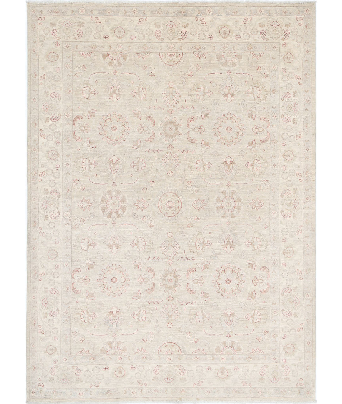 Hand Knotted Bakhtiari Wool Rug - 3'4'' x 4'8''