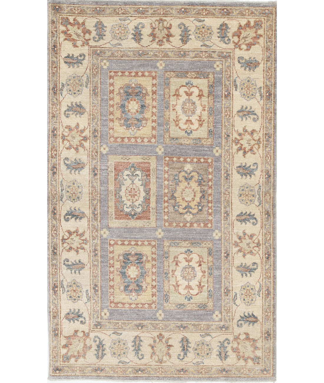 Hand Knotted Bakhtiari Wool Rug - 3'0'' x 5'0''