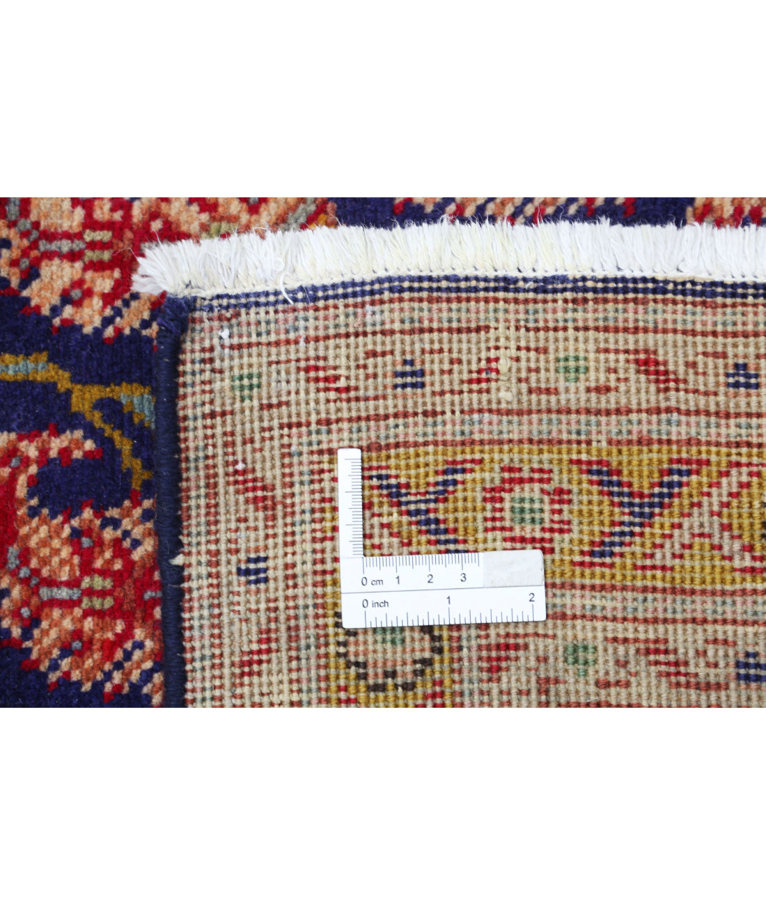 Hand Knotted Persian Mir Saraband Wool Rug - 9'10'' x 12'7'' 9'10'' x 12'7'' (295 X 378) / Blue / Red