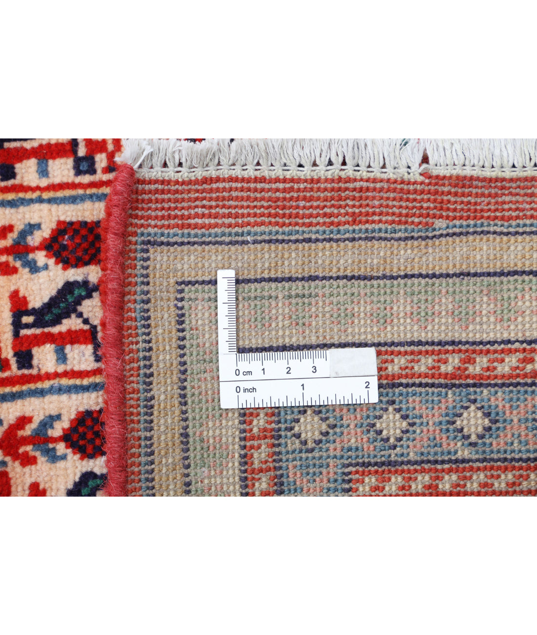 Hand Knotted Persian Mir Saraband Wool Rug - 10'2'' x 13'9'' 10'2'' x 13'9'' (305 X 413) / Red / Ivory