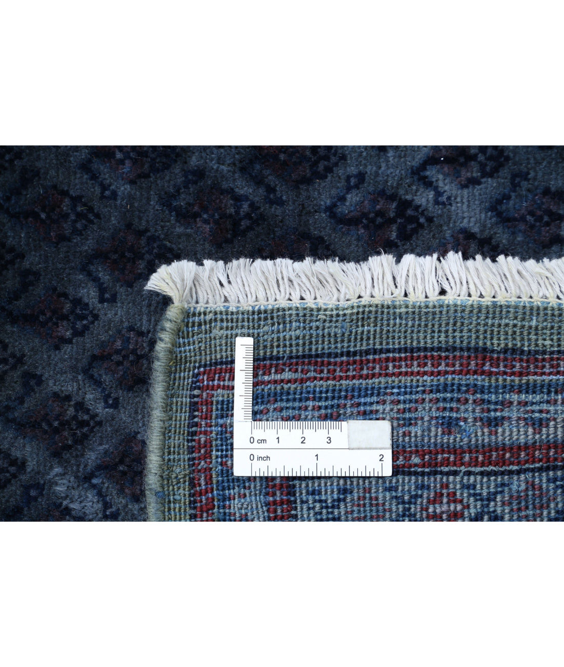 Hand Knotted Persian Mir Saraband Wool Rug - 9'9'' x 13'3'' 9'9'' x 13'3'' (293 X 398) / Blue / Blue