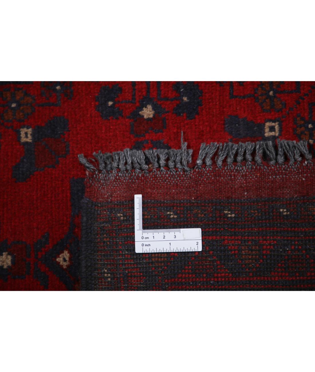 Hand Knotted Afghan Khal Muhammadi Wool Rug - 4'10'' x 6'4''