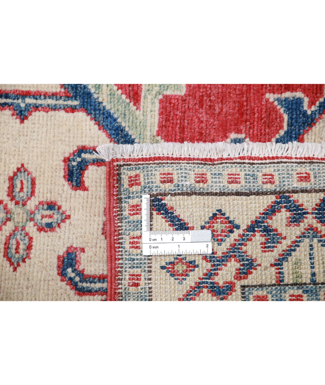 Hand Knotted Tribal Kazak Wool Rug - 2'8'' x 9'8''