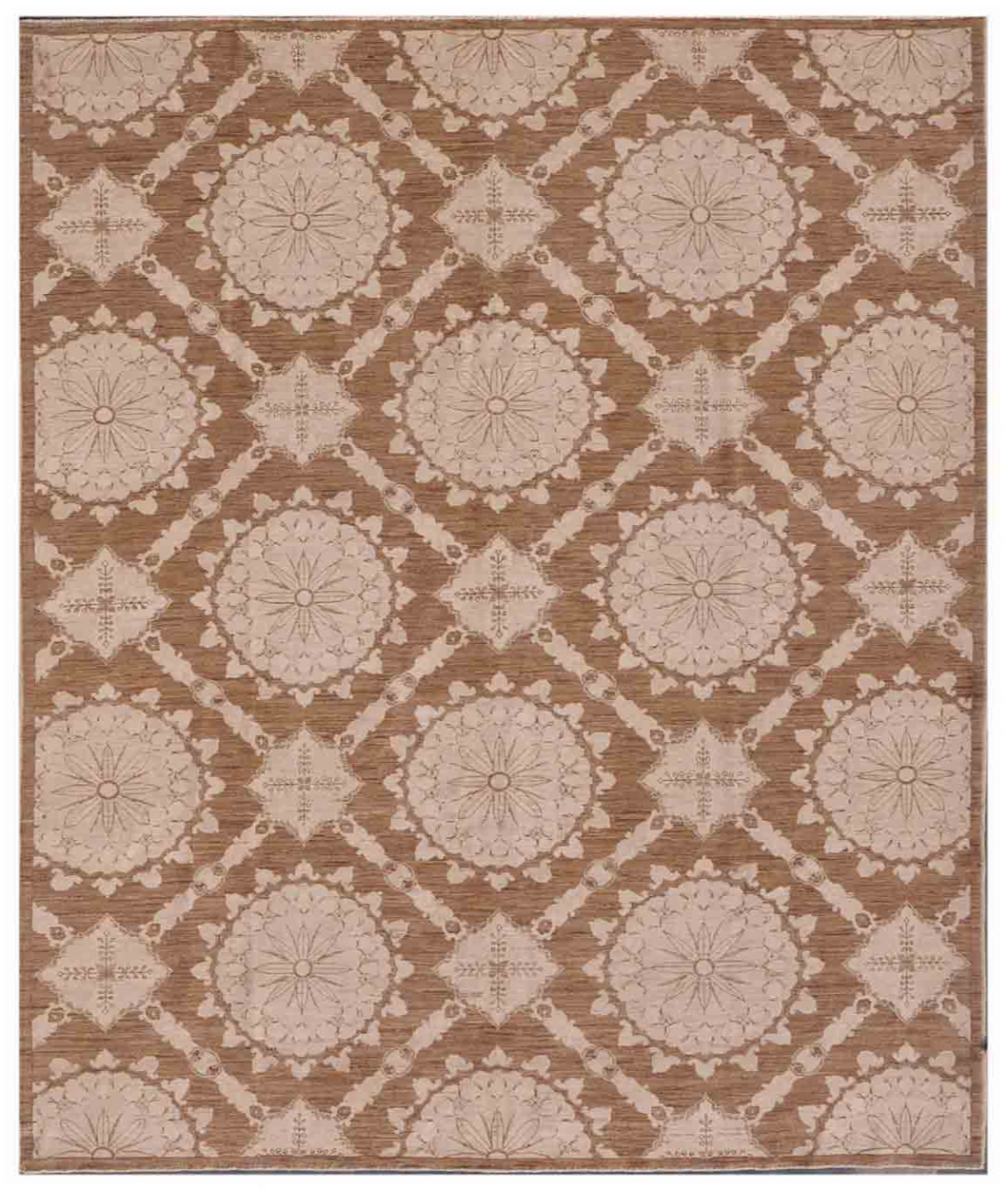 Hand Knotted Artemix Wool Rug  - 7&#39; 3&quot; X 8&#39; 11&quot;