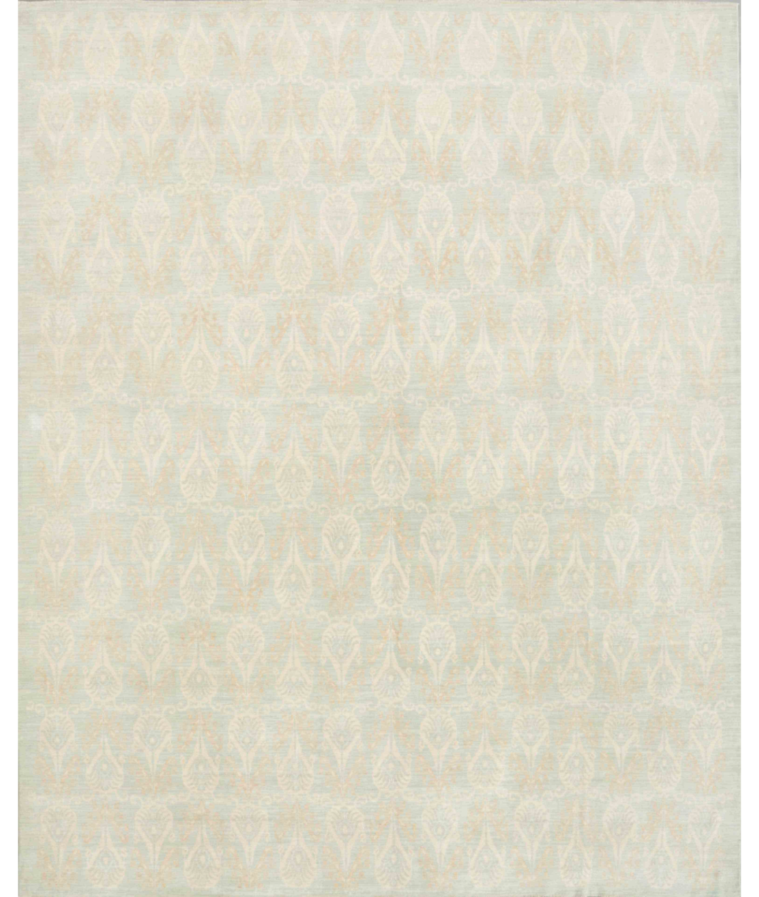 Hand Knotted Artemix Wool Rug 11' 8" X 14' 4" 11' 8" X 14' 4" (356 X 437) / Brown / Taupe