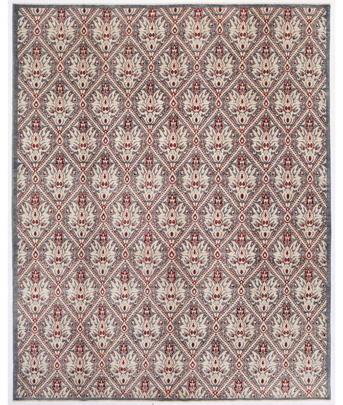 Hand Knotted Artemix Wool Rug  - 7&#39; 11&quot; X 9&#39; 9&quot;