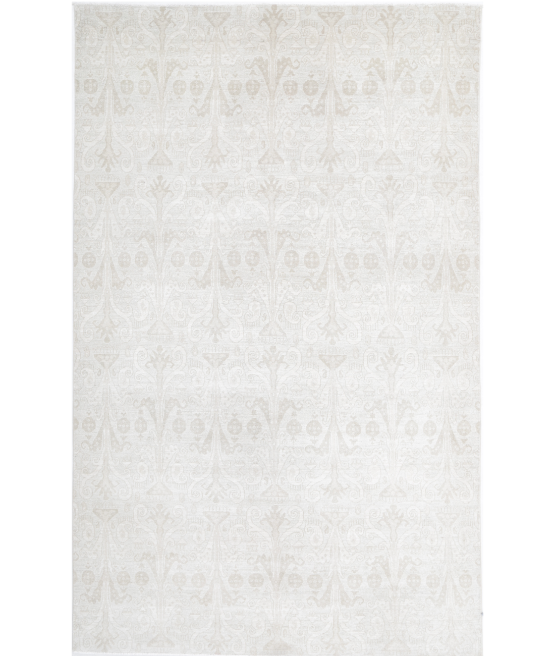 Hand Knotted Artemix Wool Rug 5' 10" X 9' 5" 5' 10" X 9' 5" (178 X 287) / Teal / Teal