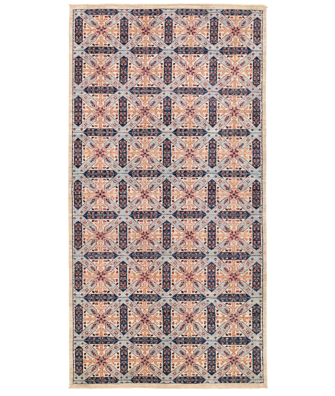 Hand Knotted Artemix Wool Rug  - 4&#39; 11&quot; X 9&#39; 9&quot;