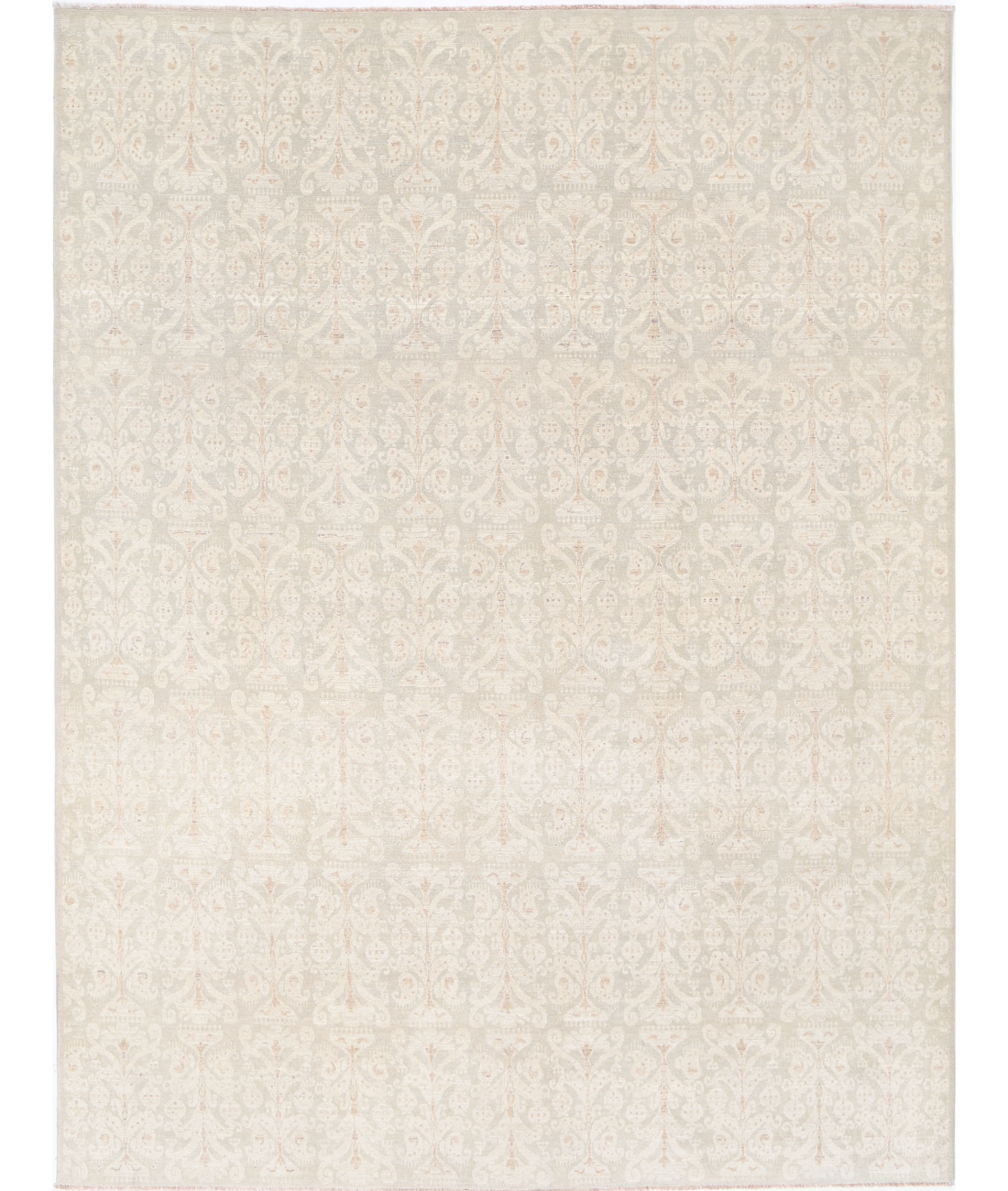 Hand Knotted Artemix Wool Rug 8' 10" X 11' 8" 8' 10" X 11' 8" (269 X 356) / Grey / Grey