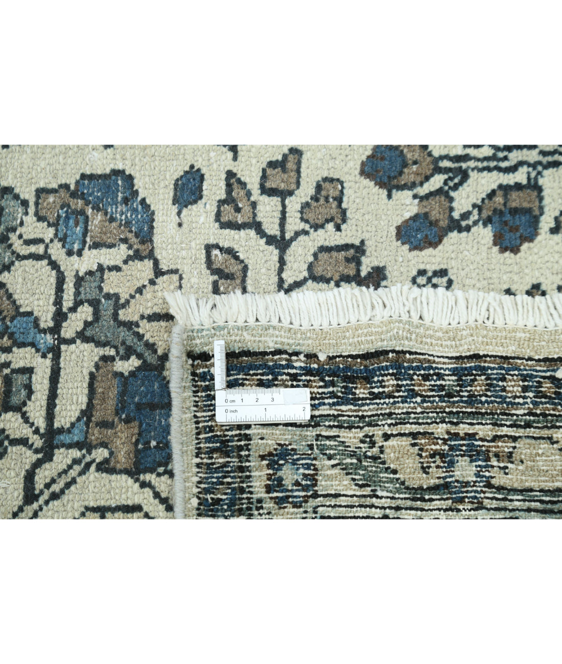 Hand Knotted Vintage Wool Rug - 7'2'' x 13'0''