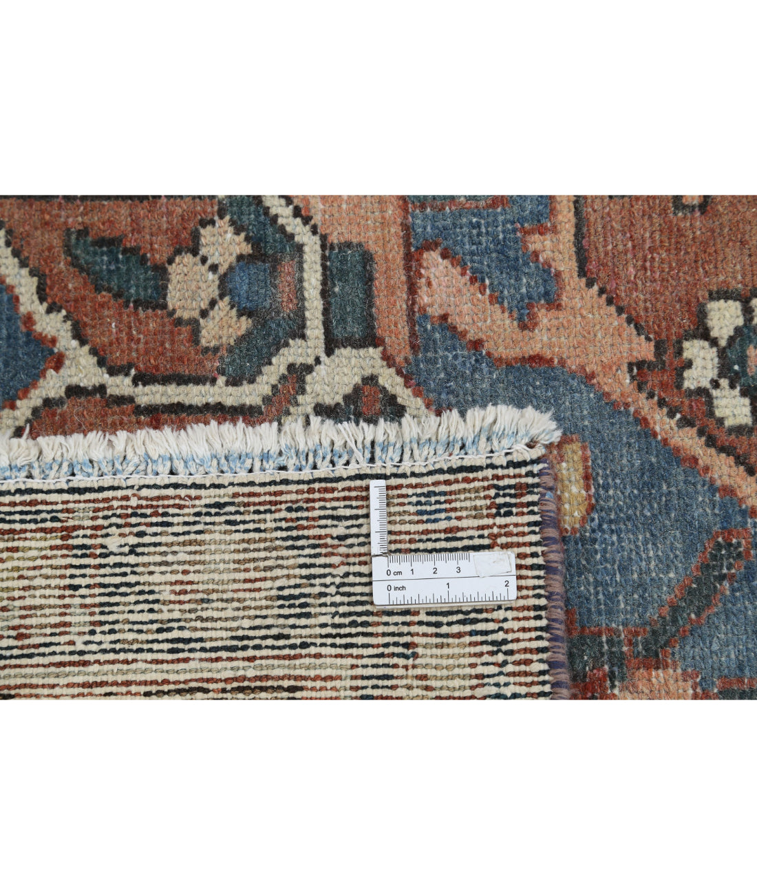 Hand Knotted Vintage Persian Bakhtiari Wool Rug - 10'0'' x 11'11'' 10'0'' x 11'11'' (300 X 358) / Rust / Peach