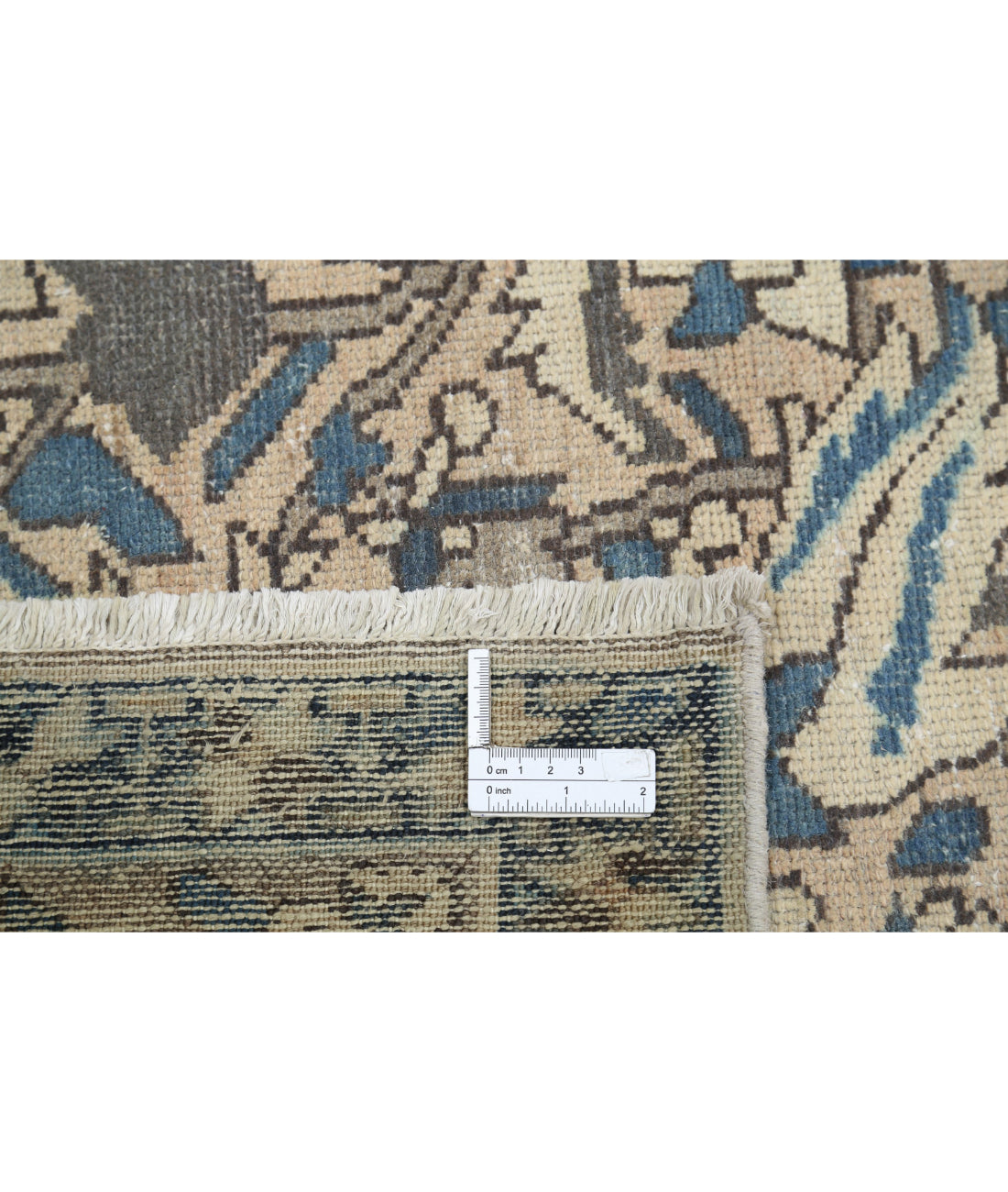 Hand Knotted Vintage Wool Rug - 9'7'' x 12'4''