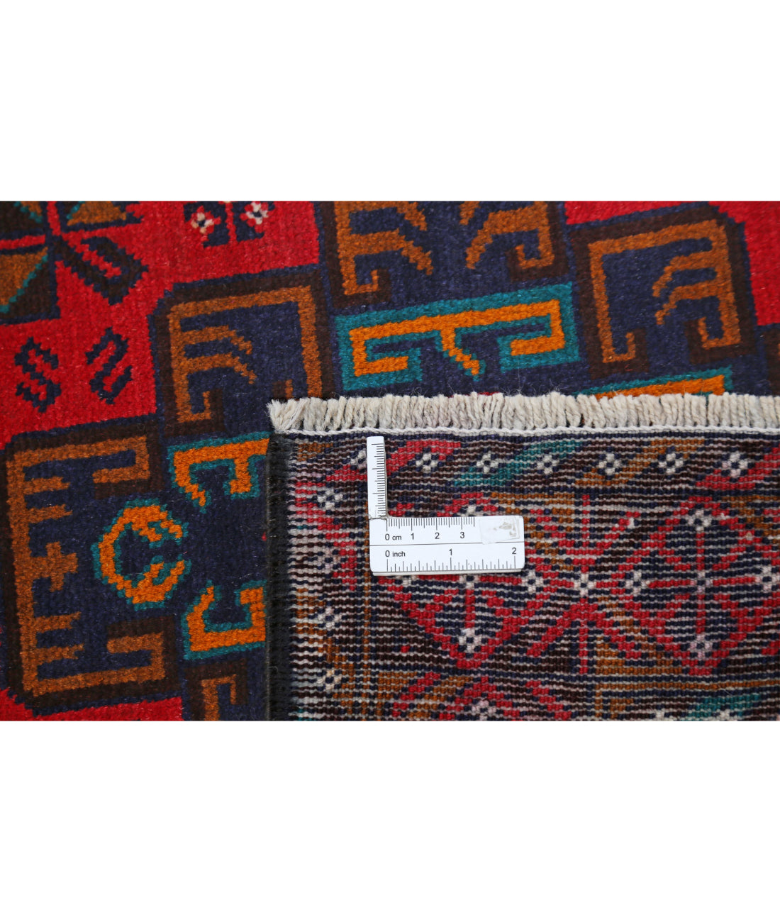 Hand Knotted Tribal Baluch Wool Rug - 2'8'' x 4'8'' 2'8'' x 4'8'' (80 X 140) / Red / N/A