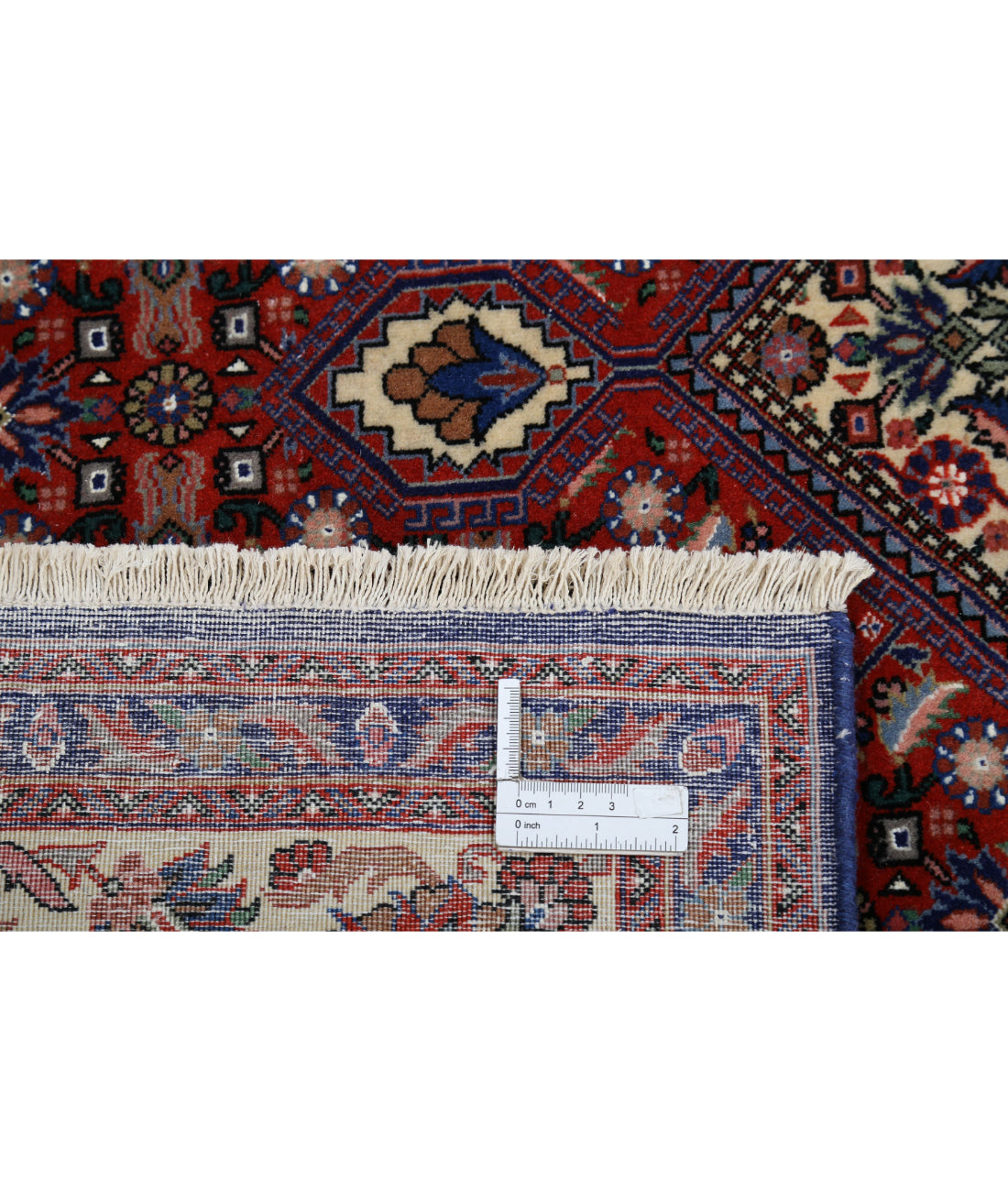 Hand Knotted Oriental Bijar Wool Rug - 6'8'' x 9'11''