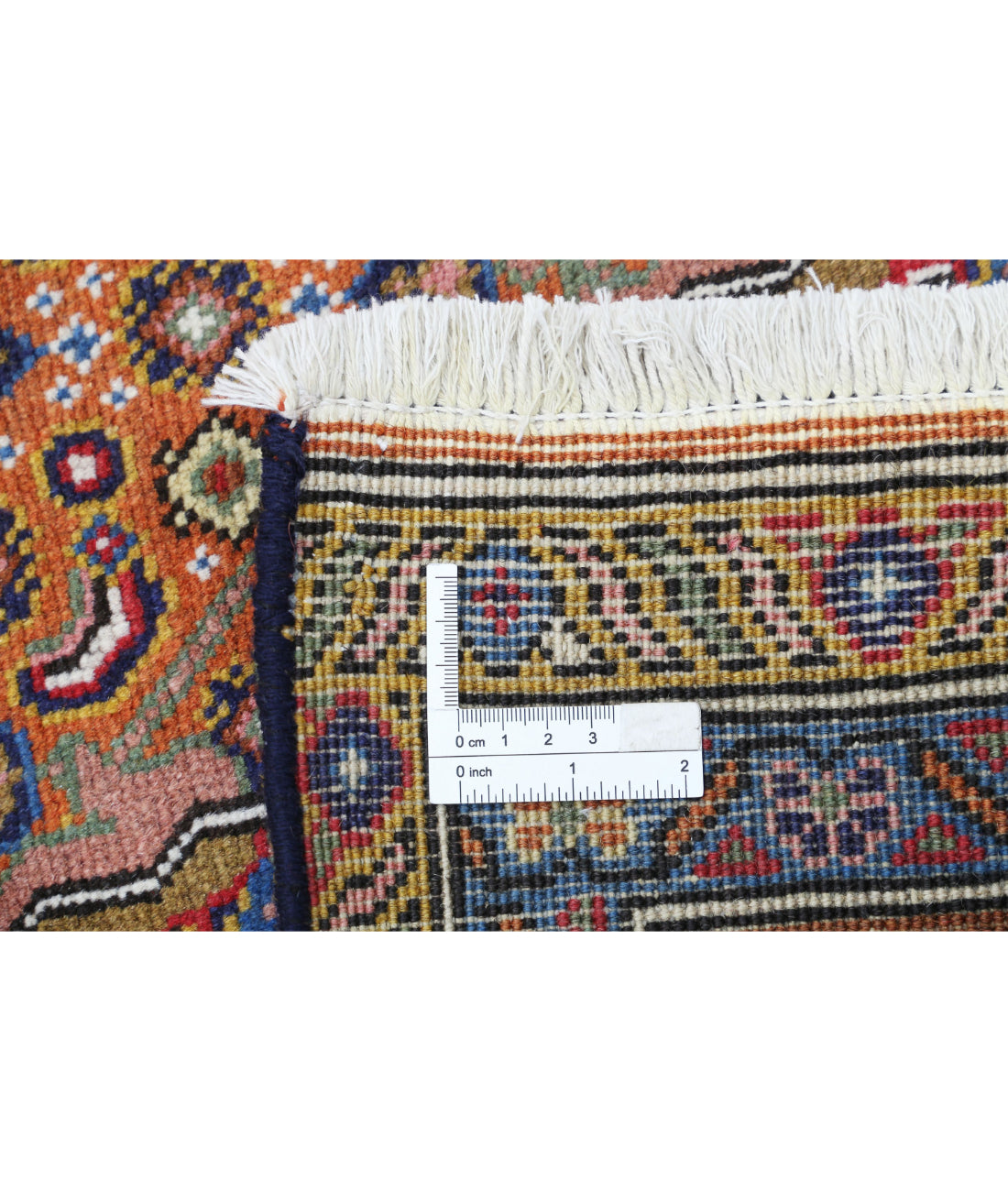 Hand Knotted Persian Bijar Wool Rug - 6'8'' x 9'9'' 6'8'' x 9'9'' (200 X 293) / Rust / Brown