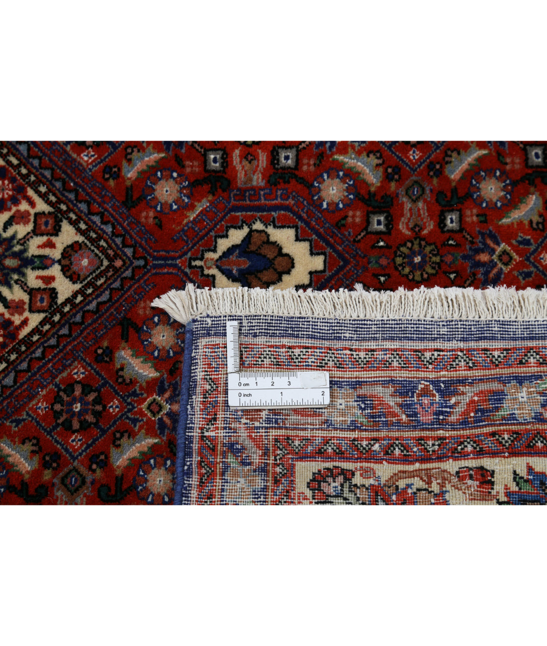 Hand Knotted Oriental Bijar Wool Rug - 6'7'' x 9'11''