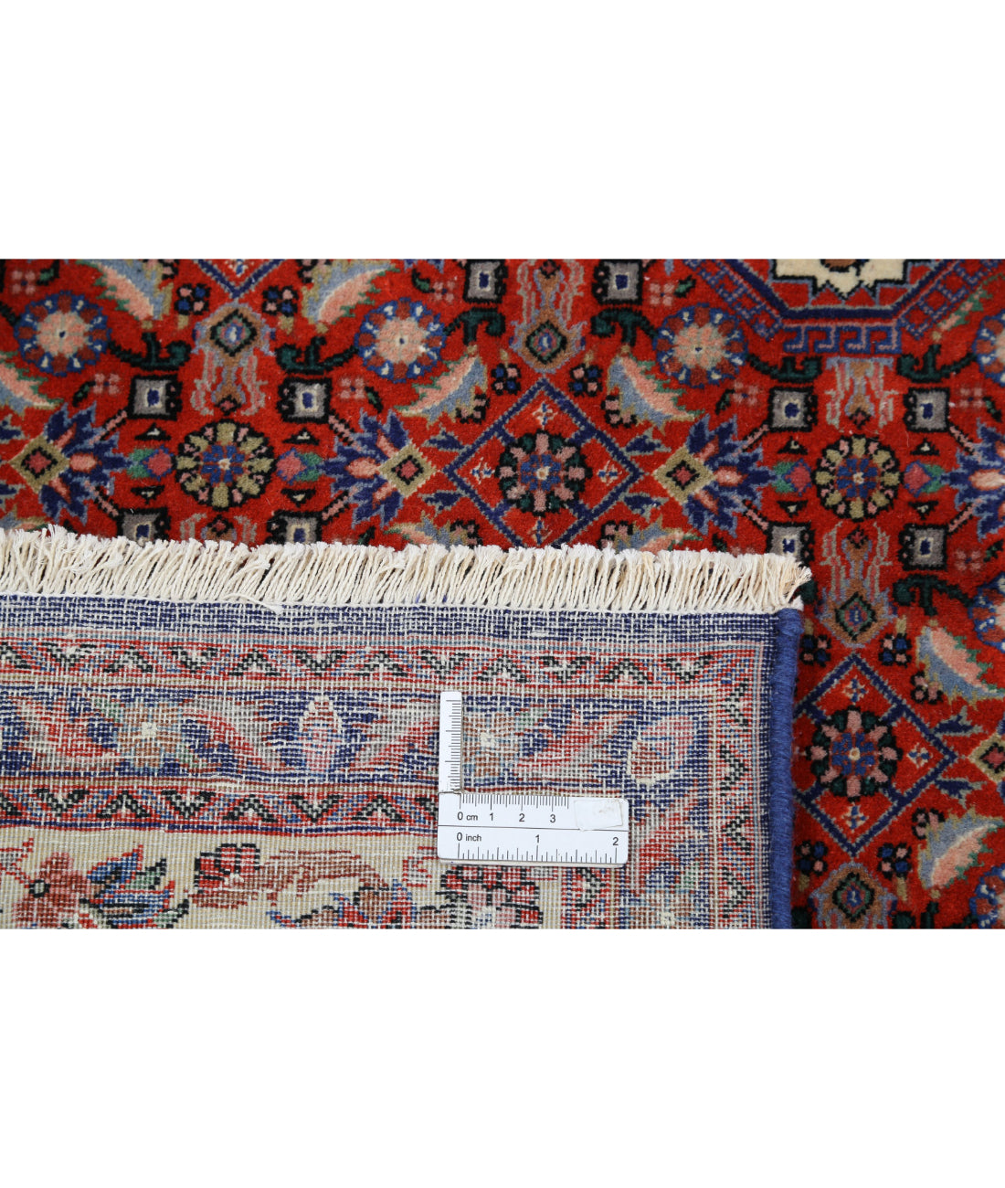 Hand Knotted Oriental Bijar Wool & Silk Rug - 6'7'' x 9'10''