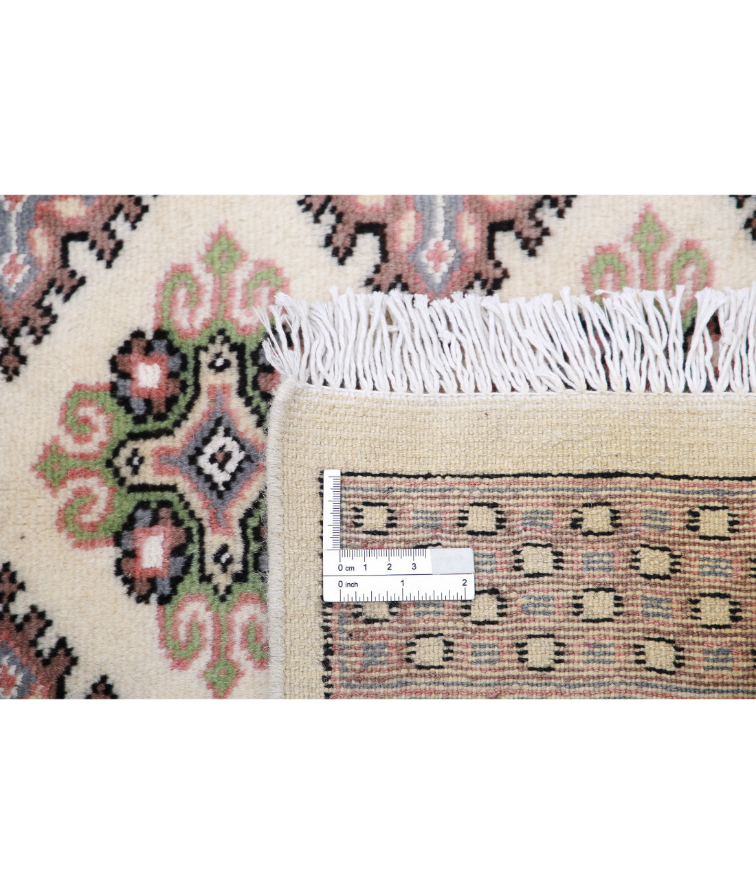 Hand Knotted Tribal Bokhara Wool Rug - 6'0'' x 9'5''