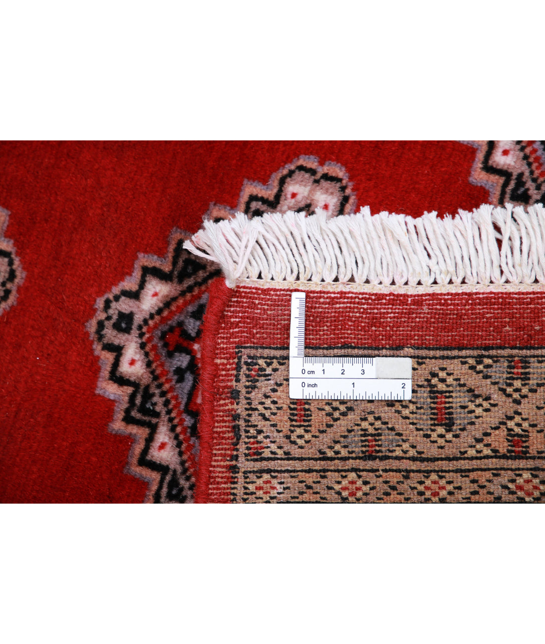 Hand Knotted Tribal Bokhara Wool Rug - 2'6'' x 4'2''