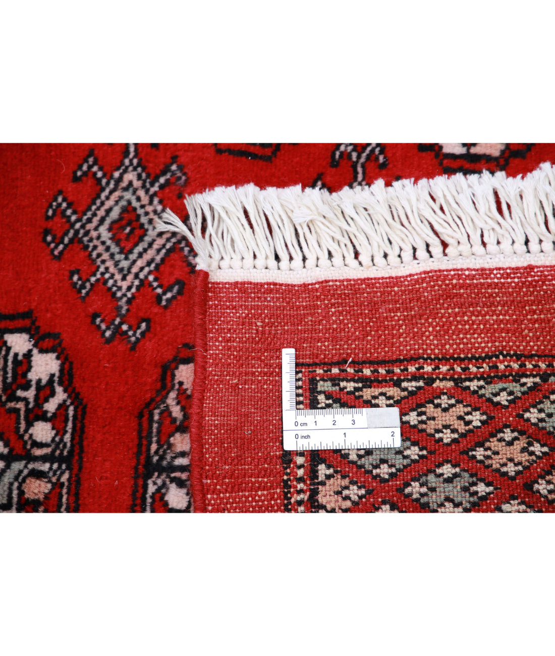 Hand Knotted Tribal Bokhara Wool Rug - 10'2'' x 14'5'' 10'2'' x 14'5'' (305 X 433) / Red / Taupe