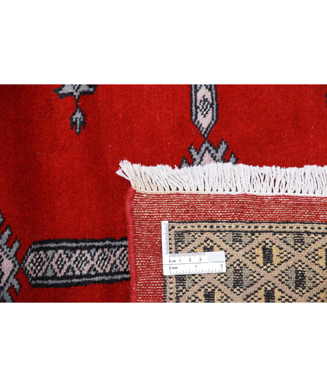 Alfombra tribal de lana Bokhara anudada a mano - 8'4'' x 10'8''