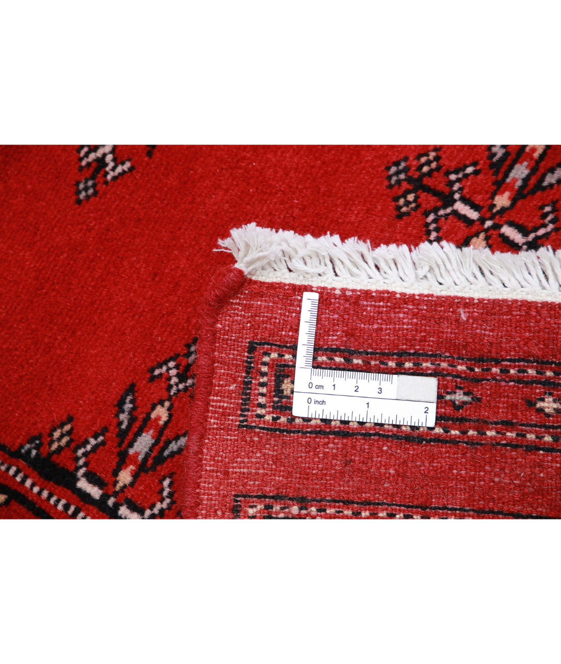 Hand Knotted Tribal Bokhara Wool Rug - 2'0'' x 3'0''