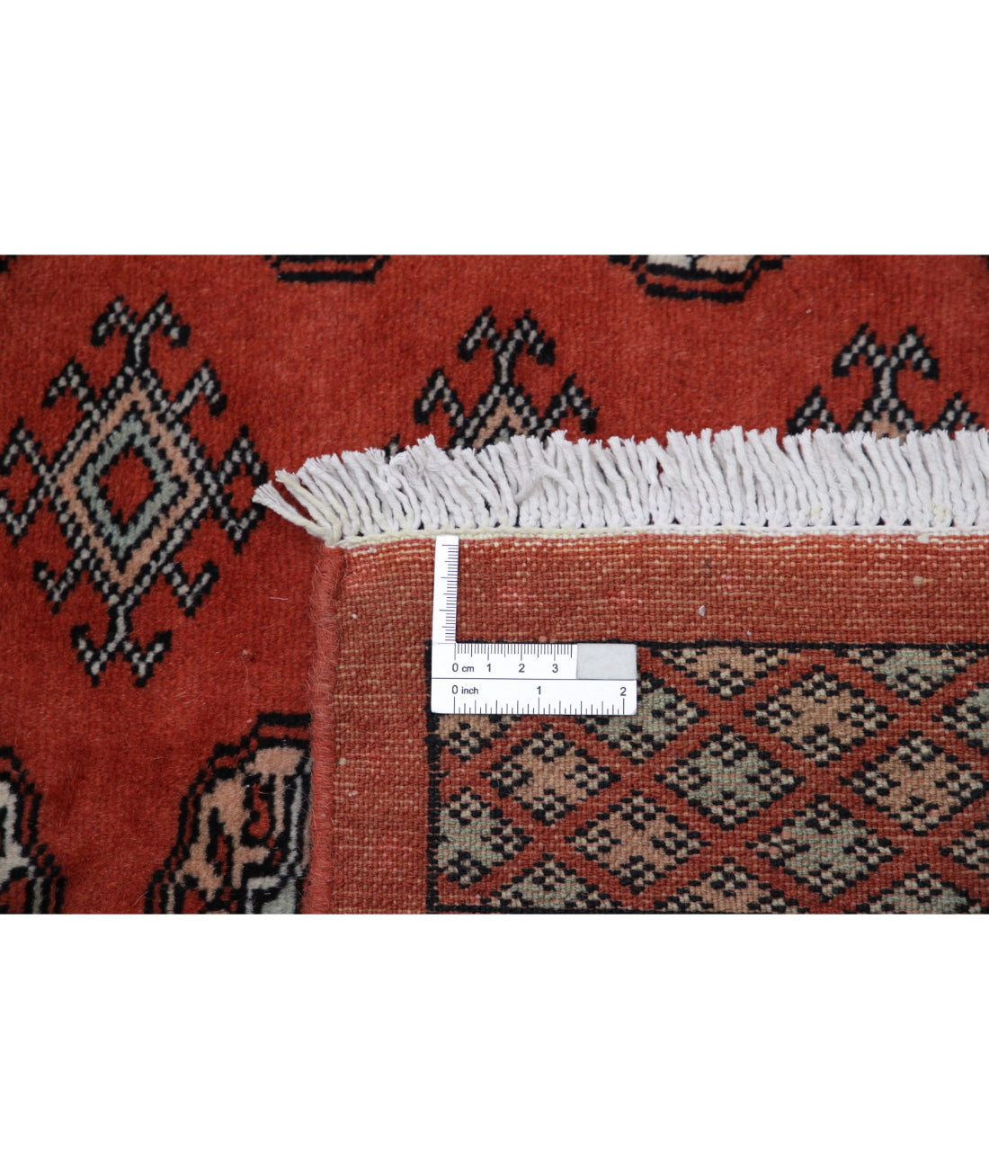 Hand Knotted Tribal Bokhara Wool Rug - 8'1'' x 10'1''