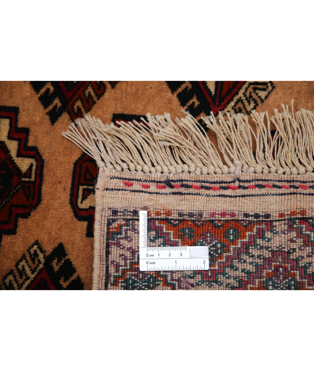 Hand Knotted Bokhara Wool Rug - 6'3'' x 8'6''