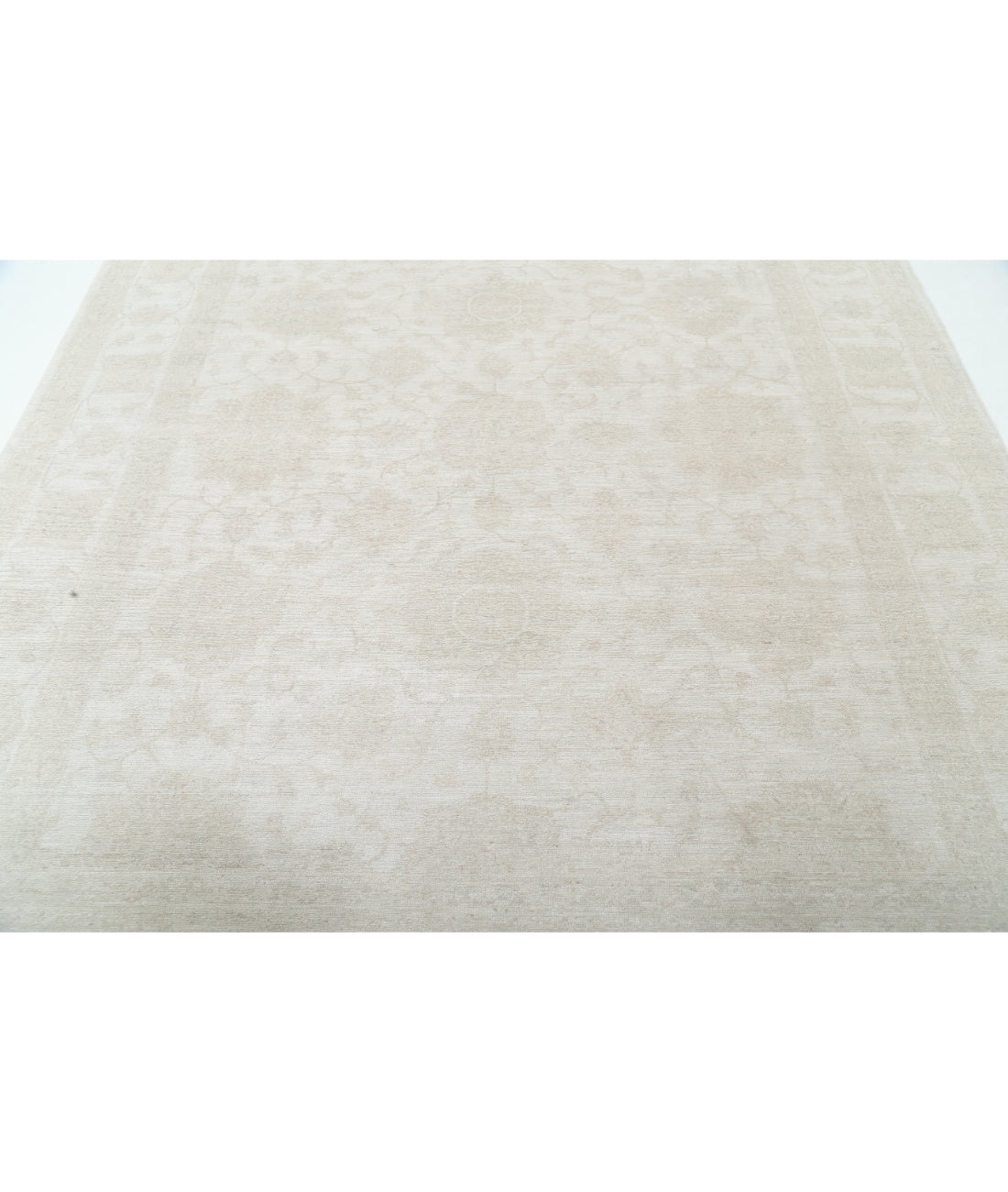 Hand Knotted Fine Serenity Wool Rug - 8'3'' x 9'7'' 8' 3" X 9' 7" (251 X 292) / Ivory / Ivory