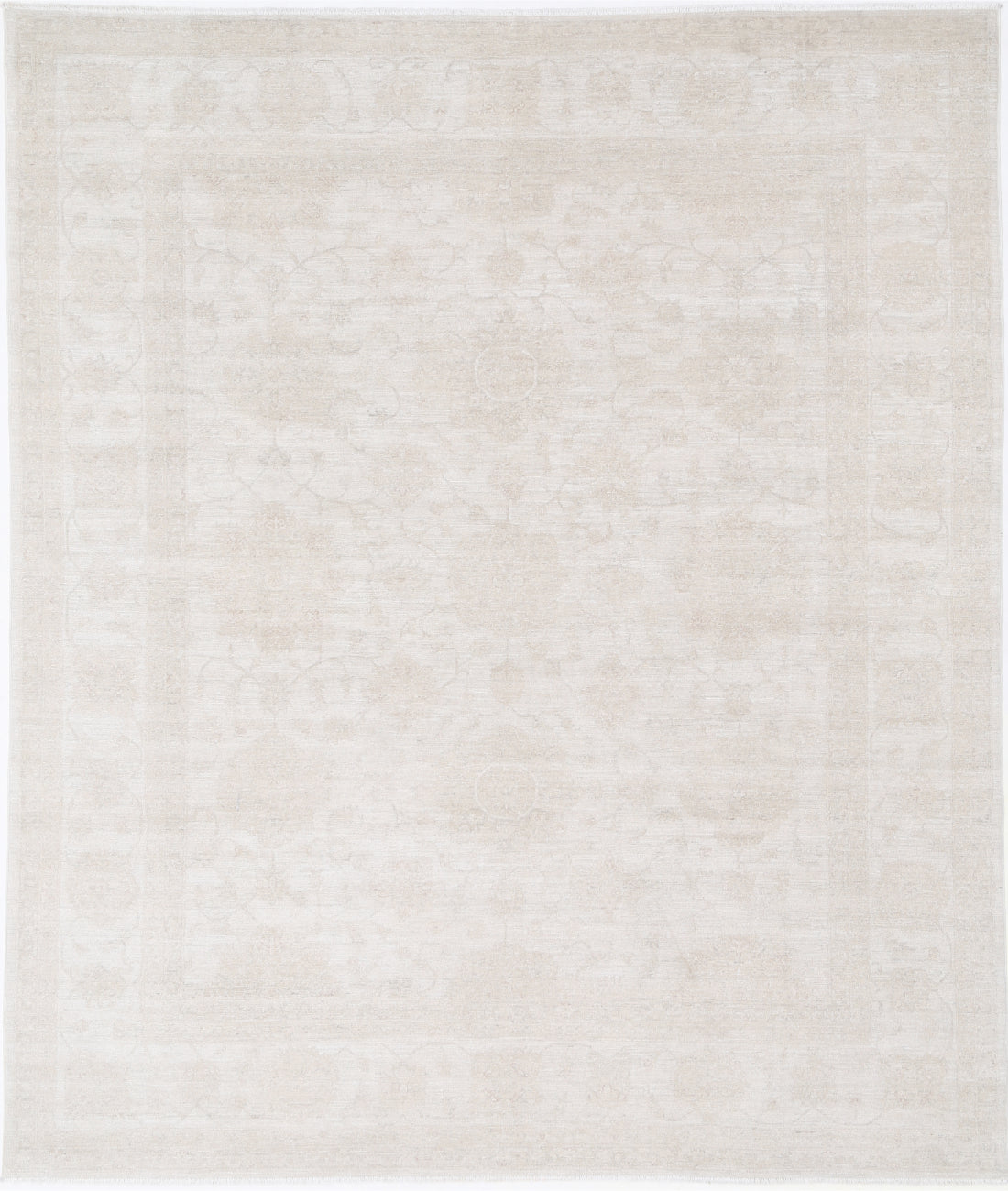 Hand Knotted Fine Serenity Wool Rug - 8'3'' x 9'7''