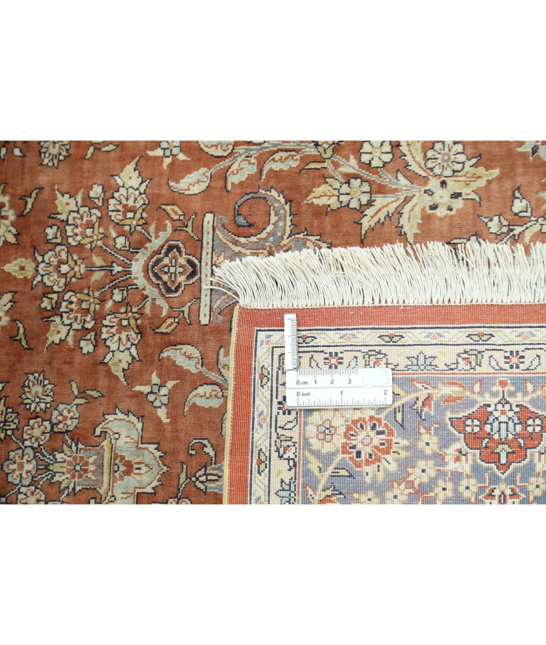Hand Knotted Masterpiece Hereke Fine Silk Rug - 3'0'' x 4'11''