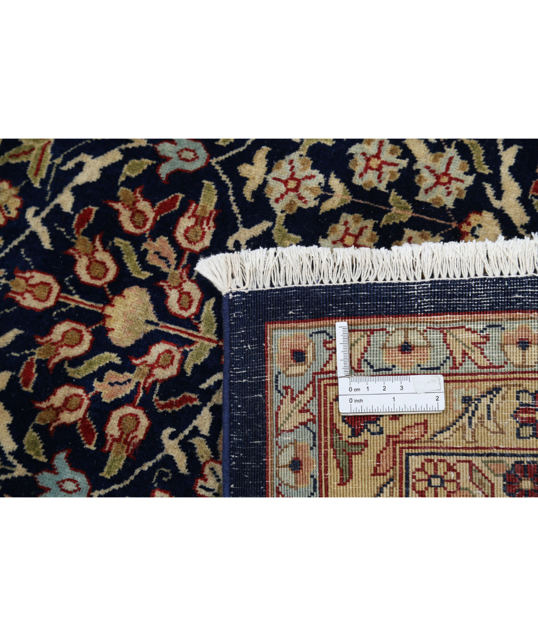 Hand Knotted Hereke Wool Rug - 8'0'' x 9'9''