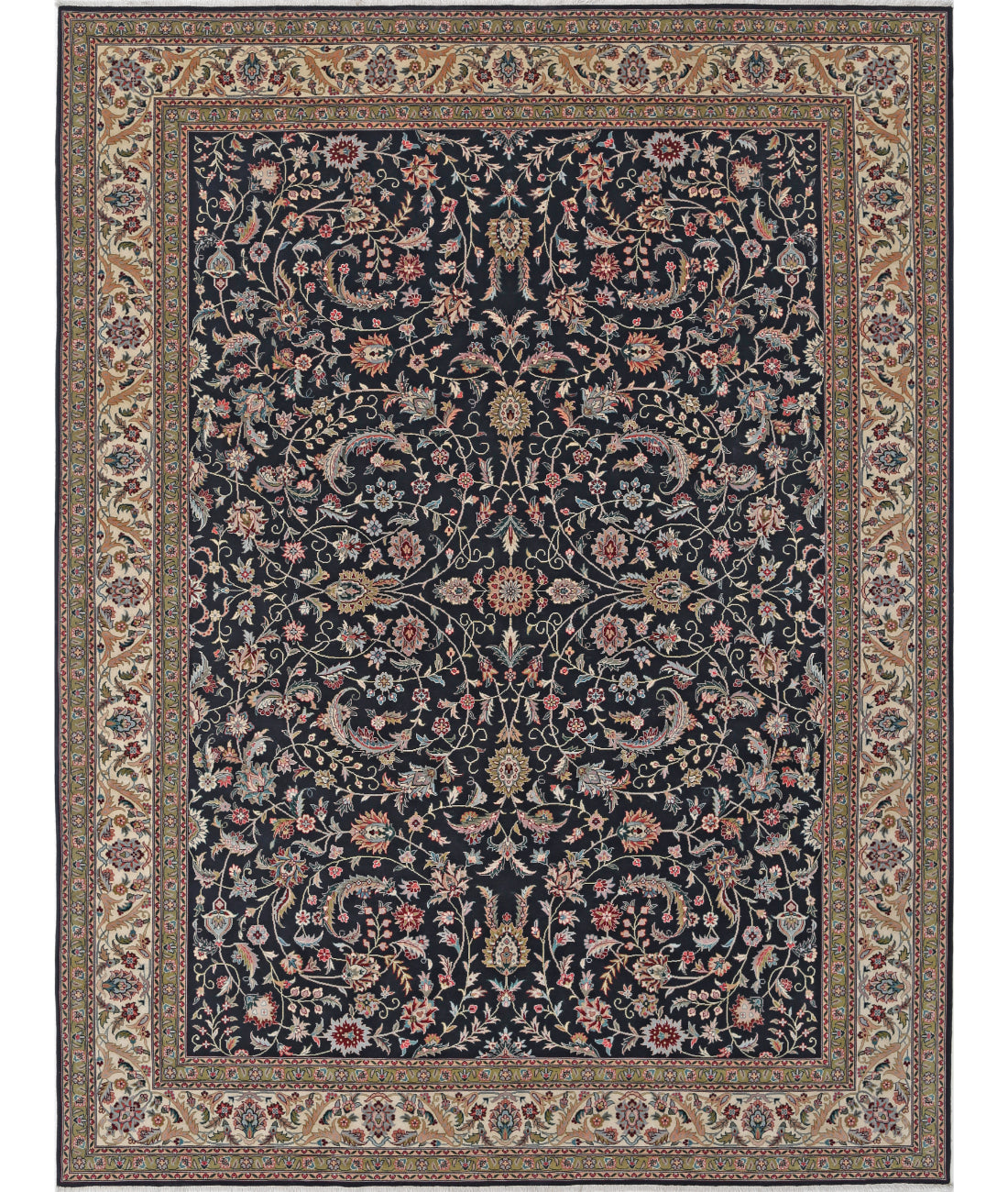Hand Knotted Heritage Fine Oriental Wool Rug - 9'0'' x 12'0''