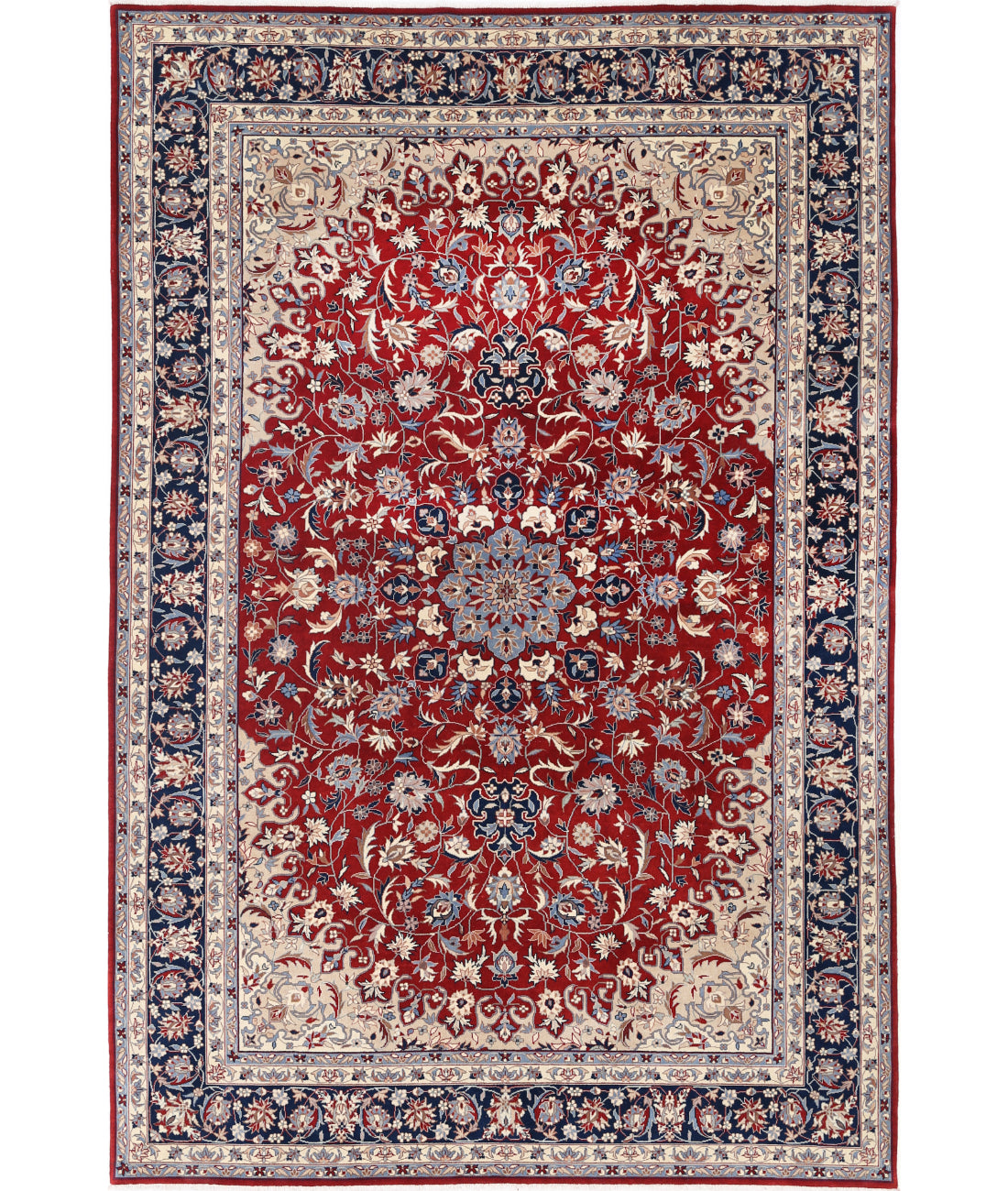 Hand Knotted Heritage Fine Oriental Wool Rug - 6&#39;6&#39;&#39; x 9&#39;10&#39;&#39;