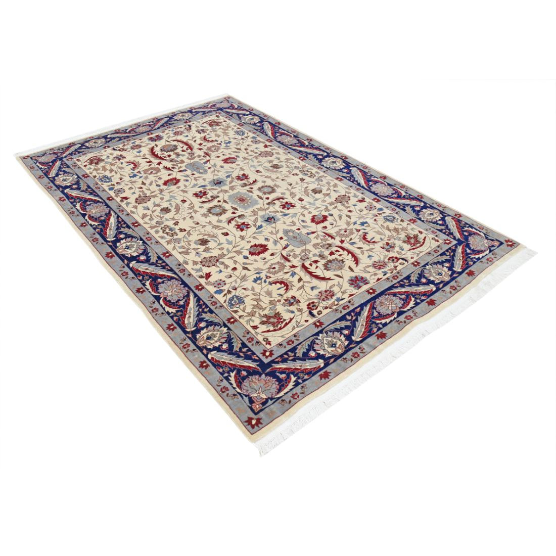 Hand Knotted Heritage Fine Oriental Wool Rug - 5'0'' x 7'5''