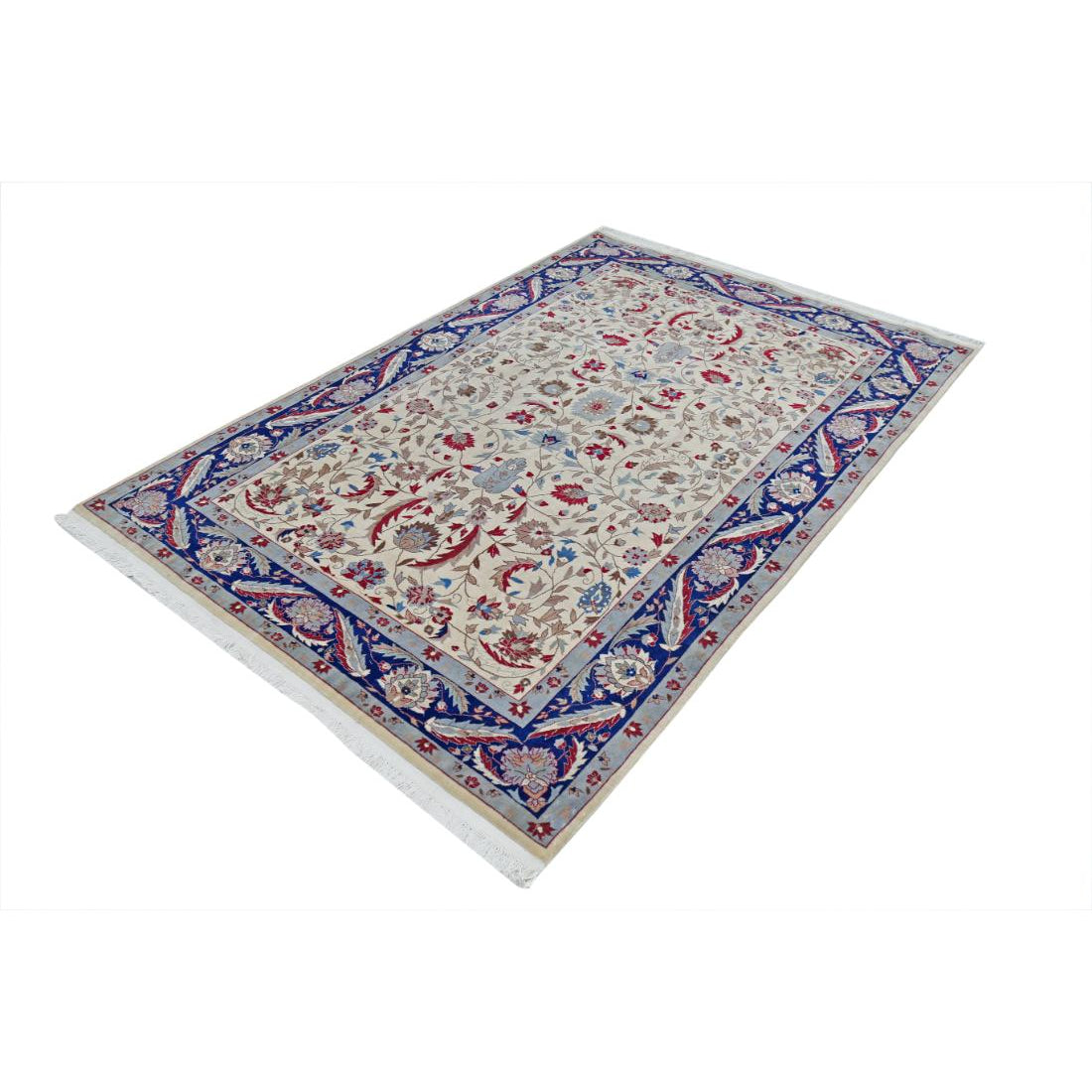 Hand Knotted Heritage Fine Oriental Wool Rug - 5'0'' x 7'5''