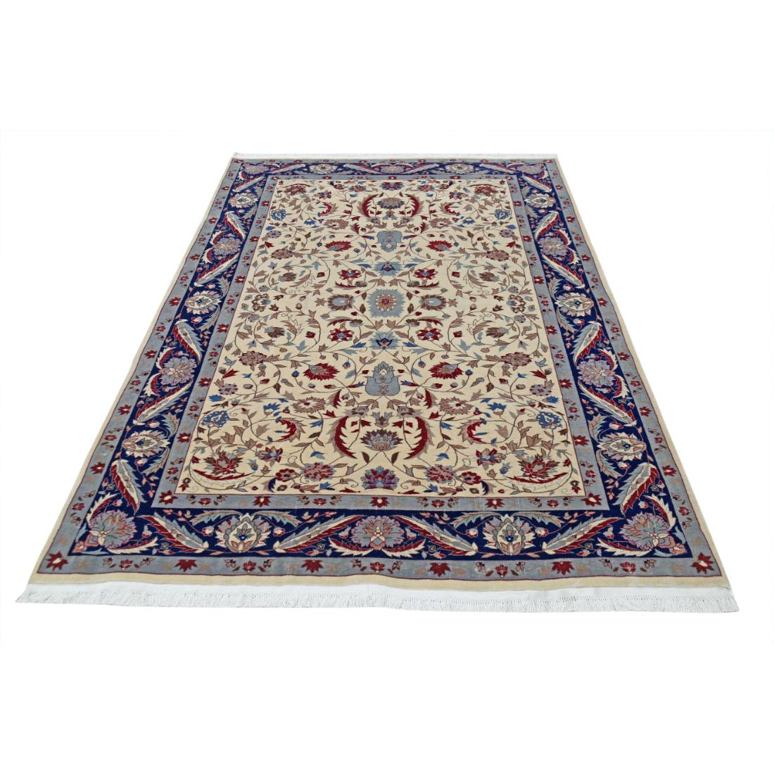 Hand Knotted Heritage Fine Oriental Wool Rug - 5'0'' x 7'5''