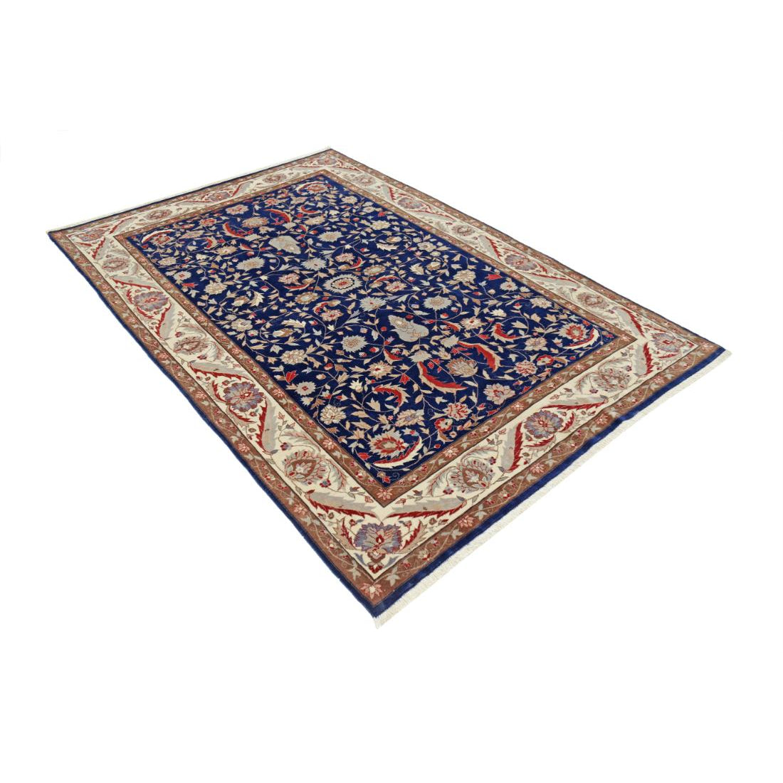 Hand Knotted Heritage Fine Oriental Wool Rug - 5'0'' x 7'5''