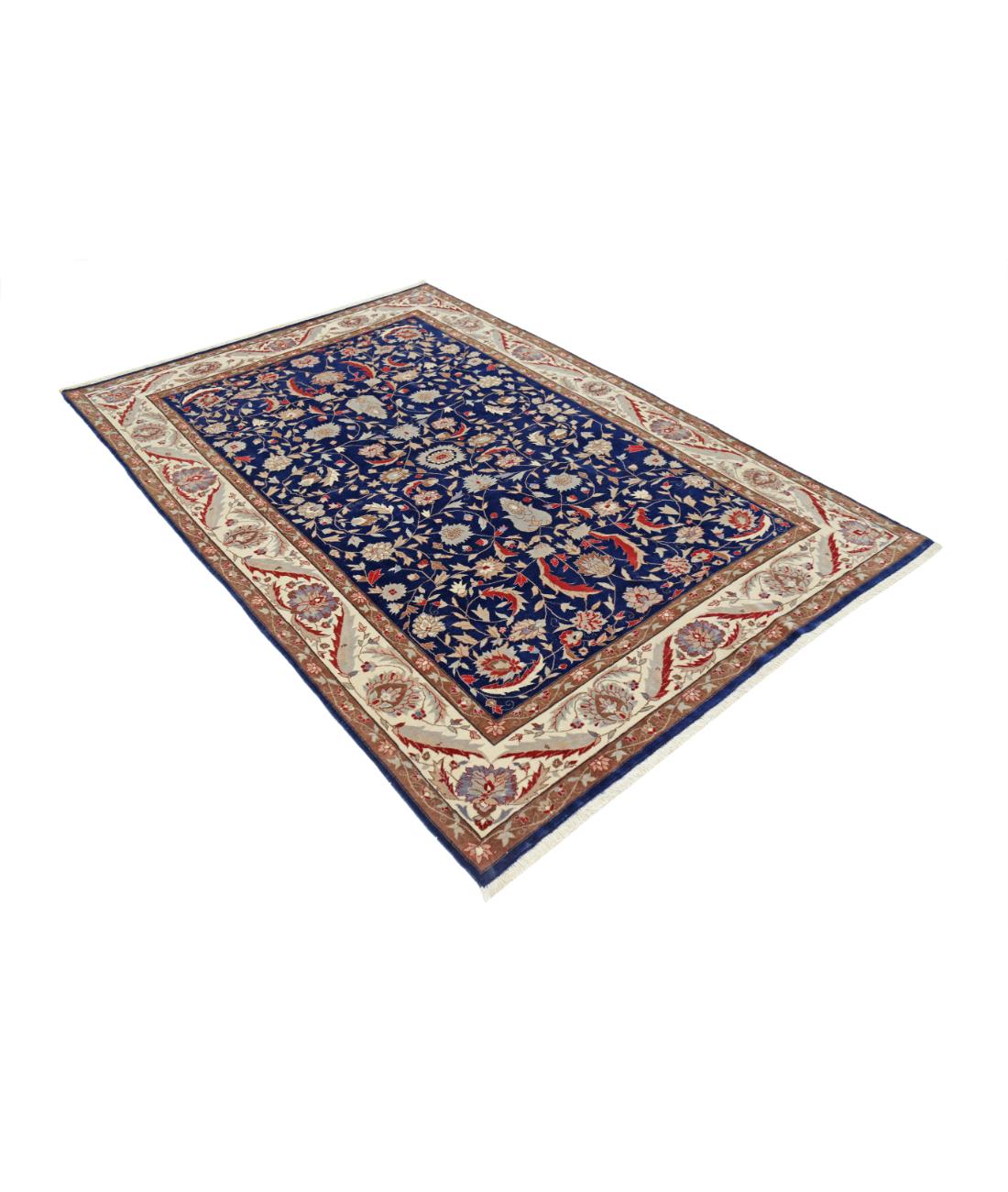 Hand Knotted Heritage Fine Oriental Wool Rug - 5'0'' x 7'5''