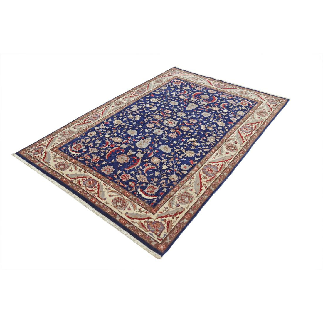 Hand Knotted Heritage Fine Oriental Wool Rug - 5'0'' x 7'5''