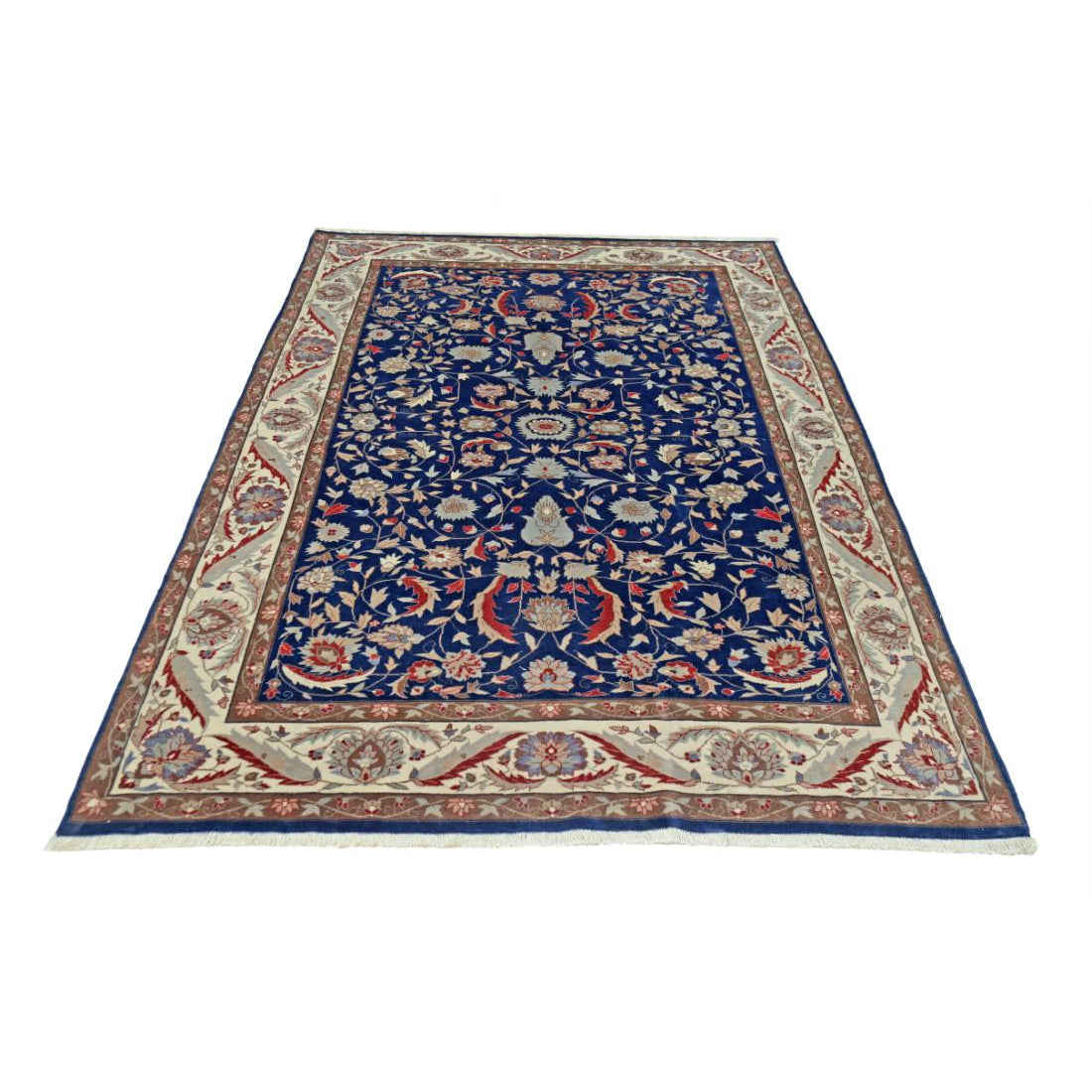 Hand Knotted Heritage Fine Oriental Wool Rug - 5'0'' x 7'5''