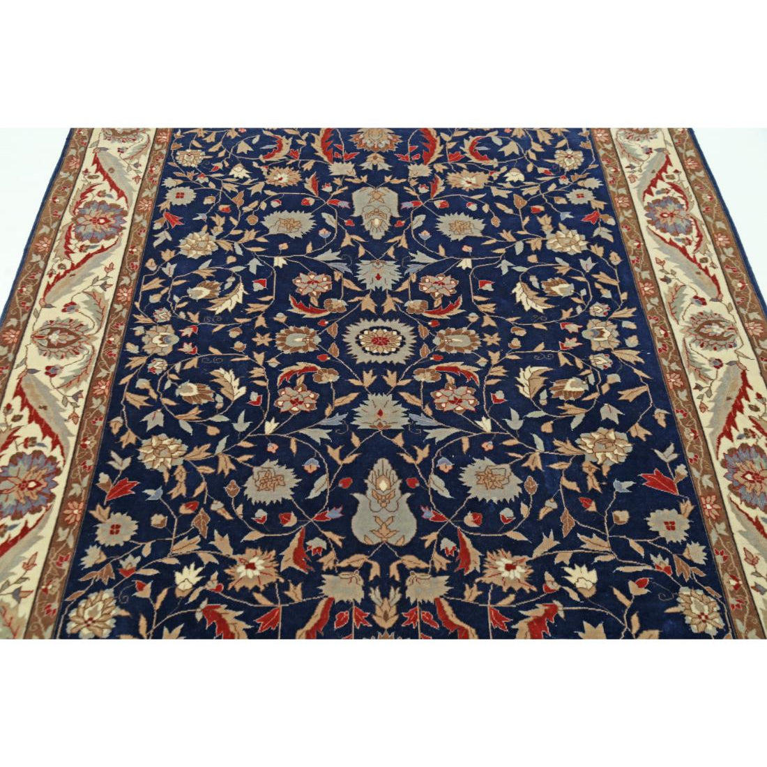 Hand Knotted Heritage Fine Oriental Wool Rug - 5'0'' x 7'5''