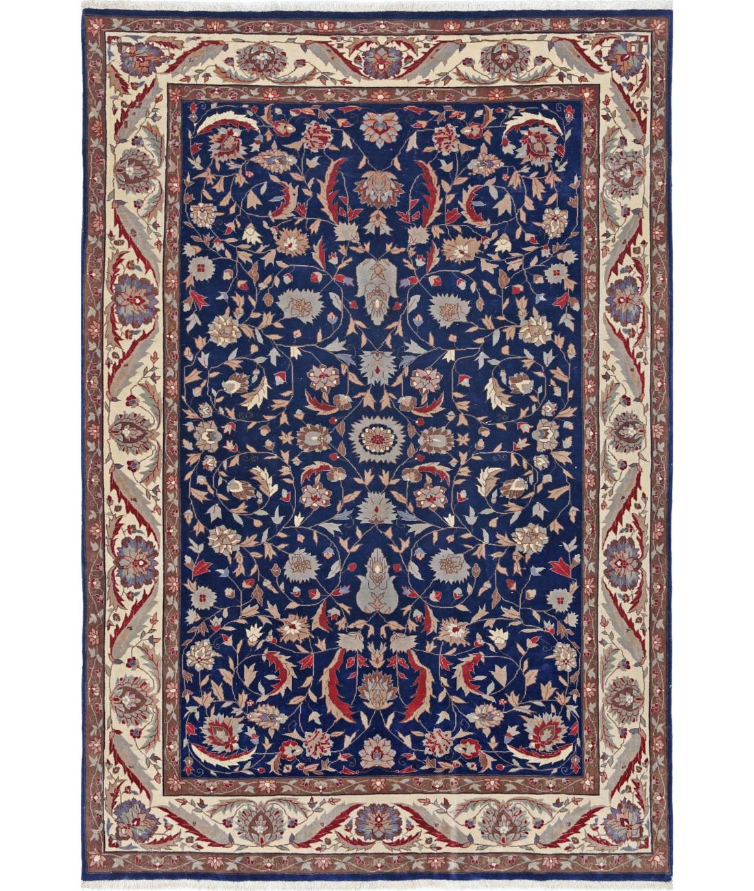 Hand Knotted Heritage Fine Oriental Wool Rug - 5'0'' x 7'5''