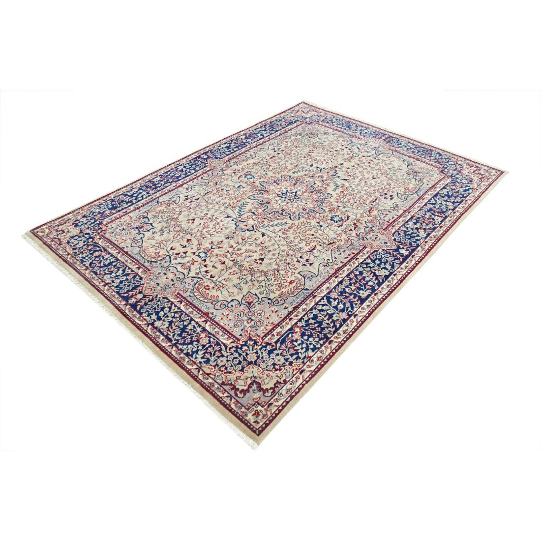 Hand Knotted Heritage Fine Oriental Wool Rug - 5'7'' x 7'8''