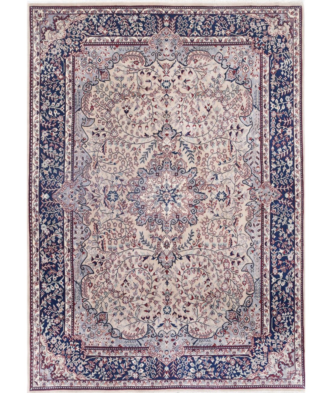 Hand Knotted Heritage Fine Oriental Wool Rug - 5'7'' x 7'8''