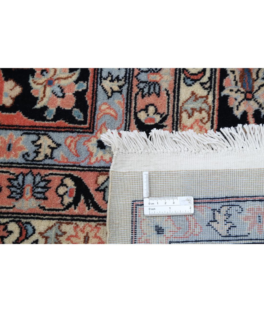 Hand Knotted Heritage Fine Persian Style Wool Rug - 11'11'' x 14'10'' 11' 11" X 14' 10" (363 X 452) / Ivory / Blue