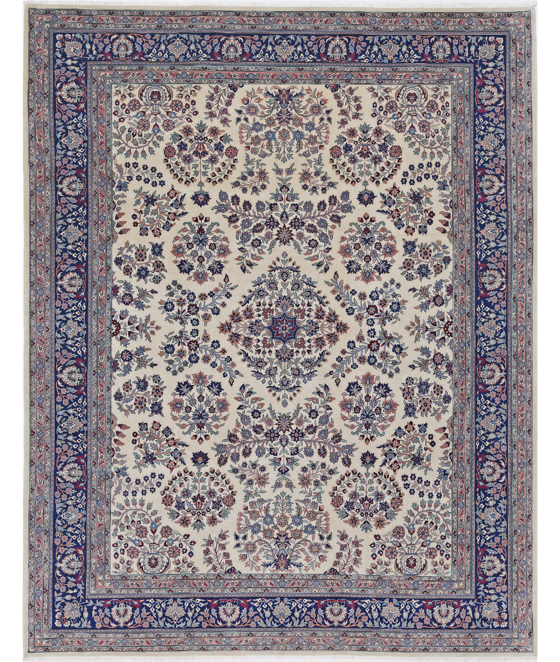 Hand Knotted Heritage Fine Oriental Wool Rug - 9'2'' x 11'7''